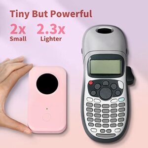 Phomemo Bluetooth Label Maker Machine with Tape, D30 Portable Pocket Labeler with Different Fonts for Jars, Rechargeable Inkless Handy Thermal Smart Label Maker Printer, Compatible with iOS & Android