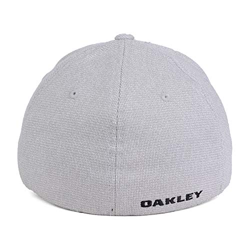 Oakley Tin Can Stretch-Fitted Cap Silver/Black