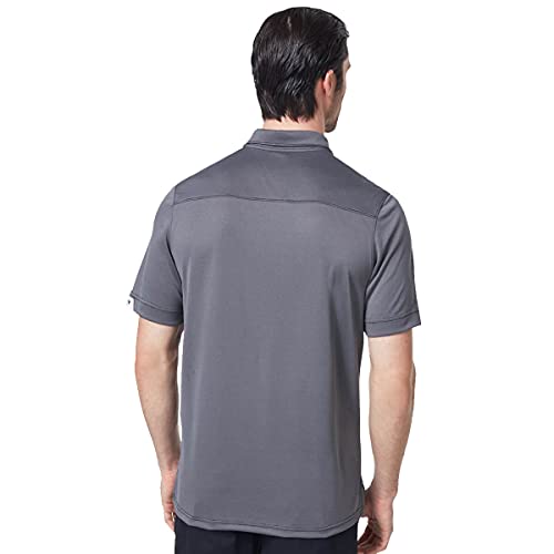 Oakley Men's Gravity Ss Polo 2.0, Blackout, XL