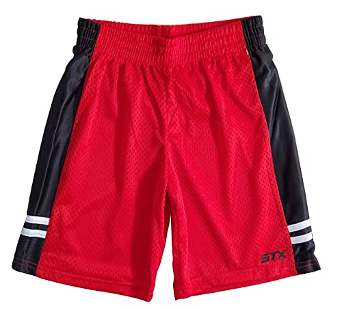 STX Boys' Big Athletic Short, Classic Style Black, 10/12