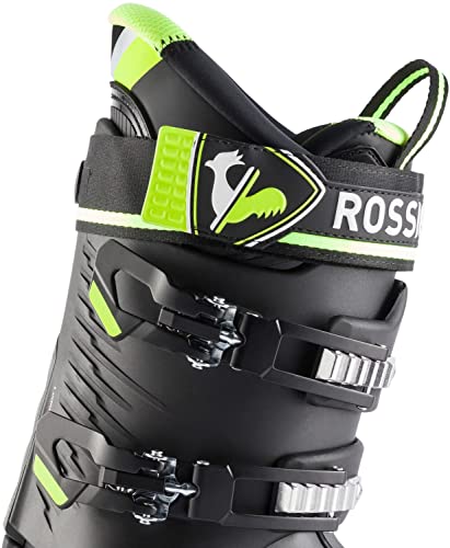 Rossignol Hi-Speed 100 Hv Boots, Color: Black Yellow, Size: 305 (RBL2130-305)