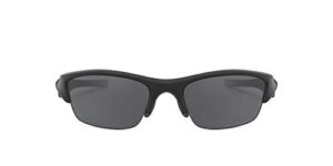 oakley men’s oo9008 flak jacket rectangular sunglasses, matte black/grey polarized, 63 mm