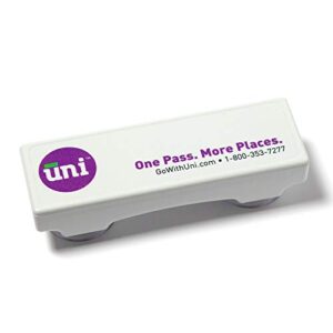 uni prepaid portable toll pass, automatic payment for nonstop travel through 19 states