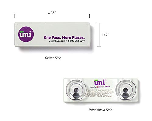 Uni Prepaid Portable Toll Pass, Automatic Payment for Nonstop Travel Through 19 States