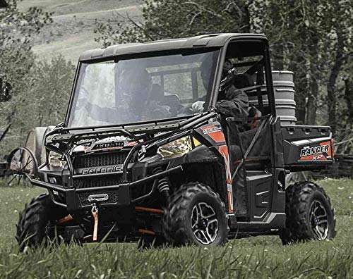 Polaris Lock & Ride Full Glass Windshield - Clear