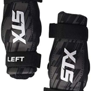 STX Lacrosse Stallion 75 Arm Pads, Black, Medium, Pair