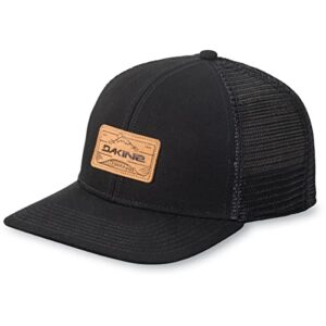 dakine unisex peak to peak trucker hat, black