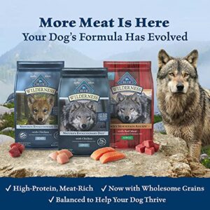 Blue Buffalo Wilderness High Protein Natural Small Breed Adult Dry Dog Food Plus Wholesome Grains, Chicken 28 lb Bag