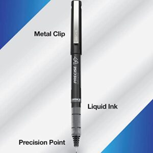 PILOT Precise V7 Stick Liquid Ink Rolling Ball Stick Pens, Fine Point, Assorted Ink, 9-Pack (17046)