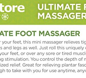 Gaiam Restore Ultimate Foot Massage Roller, Blue, Model:05-61356