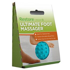 Gaiam Restore Ultimate Foot Massage Roller, Blue, Model:05-61356