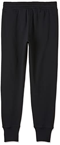 Under Armour womens Rival Fleece Joggers , Black (001)/White , Large