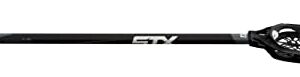 STX Lacrosse Fortress 700 Complete Women's Stick w/Crux Mesh 2.0 Pocket, Black