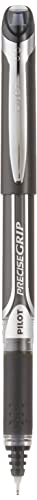 PILOT Precise Grip Liquid Ink Rolling Ball Stick Pens, Bold Point, Black Ink, 12-Pack (28901)