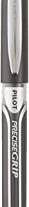 PILOT Precise Grip Liquid Ink Rolling Ball Stick Pens, Bold Point, Black Ink, 12-Pack (28901)