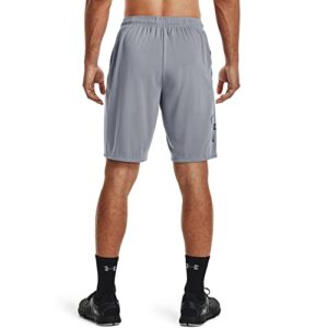 Under Armour UA Tech Graphic Shorts Steel/Black LG 10