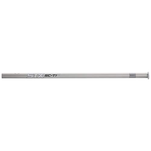 STX mens Sc-Ti Alloy Handle lacrosse shafts, Platinum, Attack Mid US