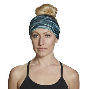 Gaiam Extra-Wide Headband, Blue