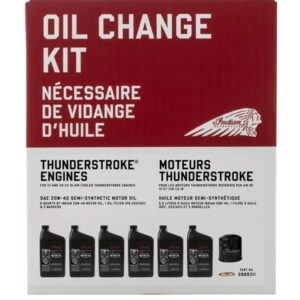 Polaris Thunderstroke Oil Change Kit, Fits 111 and 116 engines, Part 2889311, 6 Quarts of 20W-40 Semi-Synthetic Motor Oil, 1 Filter & 2 Washers