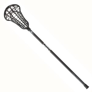 STX Lacrosse Exult Pro Complete Women's Stick w/Proform Traditional Pocket, Black