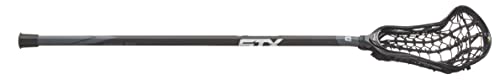 STX Lacrosse Exult Pro Complete Women's Stick w/Proform Traditional Pocket, Black