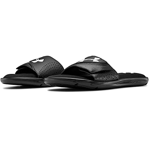 Under Armour Men's Ignite VI SL Slide Sandal, Black (003)/Black, 11 M US