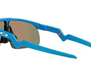 Oakley Youth OJ9010 Resistor Rectangular Sunglasses, Sky Blue/Prizm Ruby, 20 mm
