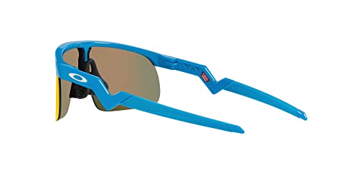 Oakley Youth OJ9010 Resistor Rectangular Sunglasses, Sky Blue/Prizm Ruby, 20 mm