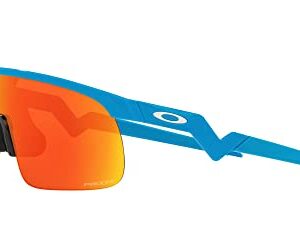 Oakley Youth OJ9010 Resistor Rectangular Sunglasses, Sky Blue/Prizm Ruby, 20 mm