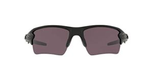 oakley si men’s oo9188 flak 2.0 xl rectangular sunglasses, matte black/prizm grey, 59 mm