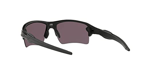 Oakley SI Men's OO9188 Flak 2.0 XL Rectangular Sunglasses, Matte Black/Prizm Grey, 59 mm