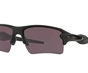 Oakley SI Men's OO9188 Flak 2.0 XL Rectangular Sunglasses, Matte Black/Prizm Grey, 59 mm