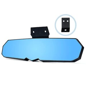 Lupar UTV Rear View Mirror, Aluminum Rearview Center Mirrors w/2 Types Mounting Bracker fit 2020-2022 Polaris RZR PRO XP/4, 2017-2022 Polaris Ranger 500 570 900 XP 1000 XP/Crew