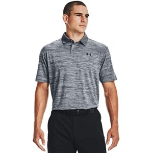 under armour mens performance 2.0 golf polo , steel (035)/black , xx-large