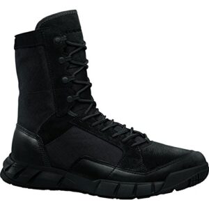 oakley men’s light patrol military and tactical boot, blackout, 7