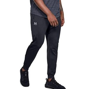 Under Armour Men's Sportstyle Tricot Joggers , Black (001)/White , X-Large