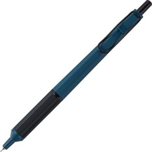 uni jetstream edge 0.38mm oil-based ballpoint pen, prussian blue body (sxn100338.10)