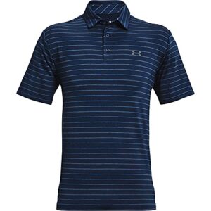 Under Armour Men's Playoff 2.0 Golf Polo , Academy Blue (409)/Pitch Gray , X-Large