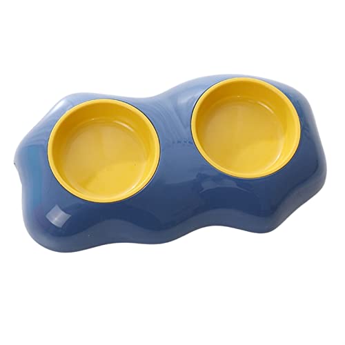 FUUIE Bowls for Food and Water Pet Water Feeding Bowl Pet Food Bowl (Color : Blue)