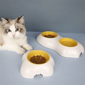 FUUIE Bowls for Food and Water Pet Water Feeding Bowl Pet Food Bowl (Color : Blue)