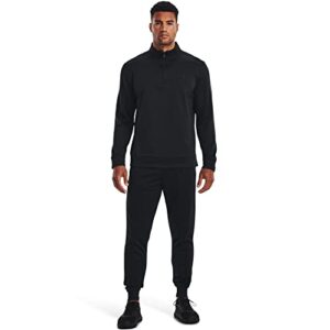 Under Armour Mens ArmourFleece 1/4 Zip , (001) Black / / Black , Large