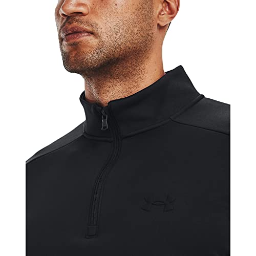 Under Armour Mens ArmourFleece 1/4 Zip , (001) Black / / Black , Large