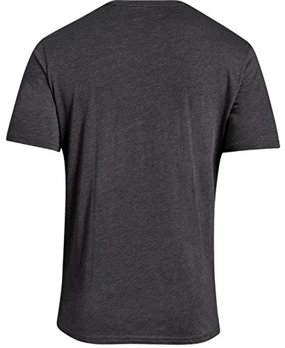 Under Armour mens Global Foundation Short-sleeve T-shirt , Charcoal Medium Heather (019)/Black , X-Large