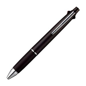 uni jetstream multi pen 4 and 1, 0.38mm ballpoint pen (red, blue, green) and 0.5mm mechanical pencil, body, black (msxe5100038.24)