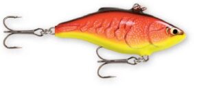 rapala rattlin’ rapala 07 fishing lure, 2.75-inch, redfire crawdad