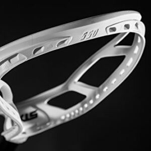 STX Lacrosse Stallion U 550 Attack/Middie Men's Complete Stick, White/White/Platinum