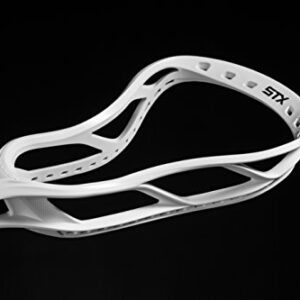 STX Lacrosse Stallion U 550 Attack/Middie Men's Complete Stick, White/White/Platinum