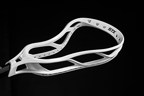 STX Lacrosse Stallion U 550 Attack/Middie Men's Complete Stick, White/White/Platinum