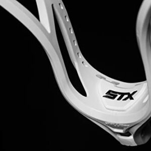 STX Lacrosse Stallion U 550 Attack/Middie Men's Complete Stick, White/White/Platinum