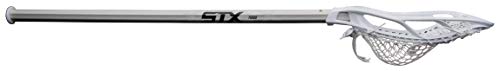 STX Lacrosse Stallion U 550 Attack/Middie Men's Complete Stick, White/White/Platinum